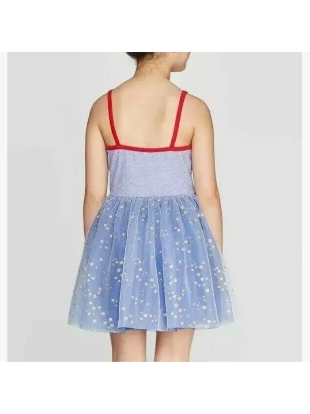 Wonder Woman Girls Kids Tulle Tank Dress  - Size Medium (7/8) - Picture 2 of 13